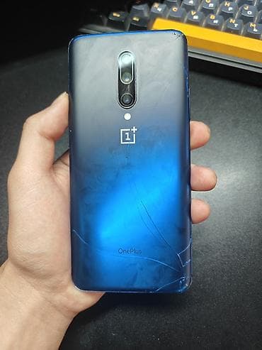 pro max: OnePlus 7 Pro, Б/у, 256 ГБ, цвет - Синий, В рассрочку, 2 SIM — 1