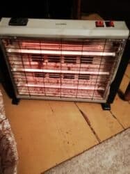 типы обогревателей: Электрический обогреватель Напольный — 1