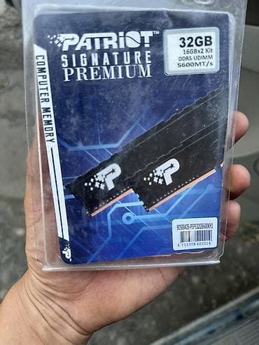 игровой конпютер: Оперативная память (RAM) для ПК, Новый, Patriot, 16 ГБ, DDR5, 5600 МГц — 2