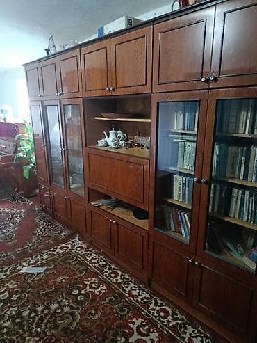 диван для кухни бишкек: Стенка-шкаф, Тип стенки-шкафа: Модульная, Для зала, Особенности: Для хранения посуды — 1