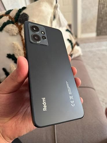 Redmi, Redmi Note 12, Б/у, 256 ГБ, цвет - Черный, 2 SIM