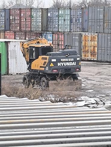 экскаватор 145: Экскаватор, Hyundai, Колесный — 2