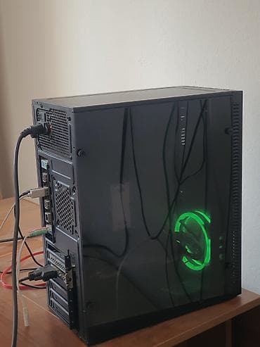 cyber: Компьютер, ядер - 8, ОЗУ 16 ГБ, Игровой, Б/у, Intel Xeon, AMD Radeon RX 580, SSD — 4