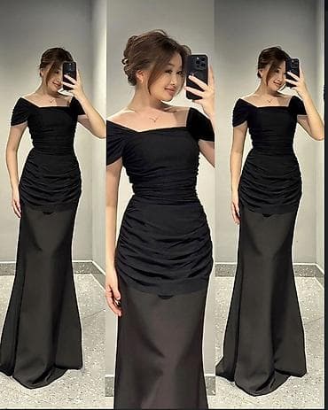 Эффектное черное платье 🖤✨ Размер M (44) Надела один раз на