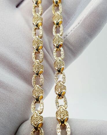 украшения изделия ручной работы: Позолоченная цепь Серебро 925 проба Ювелир. Ювелирные изделия — 3