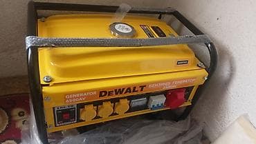 Инструменттер: Инверторный бензиновый генератор DeWALT 6500AV новый, не — 2