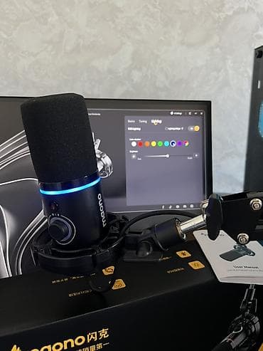 Стол компьютерлери жана комлектөөчүлөр: Микрофон Maono PD200X в идеальном состоянии! Полный комплект, с — 8