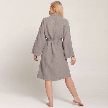 домашние халаты больших размеров: Халат, Муслин, M, S, L — 3