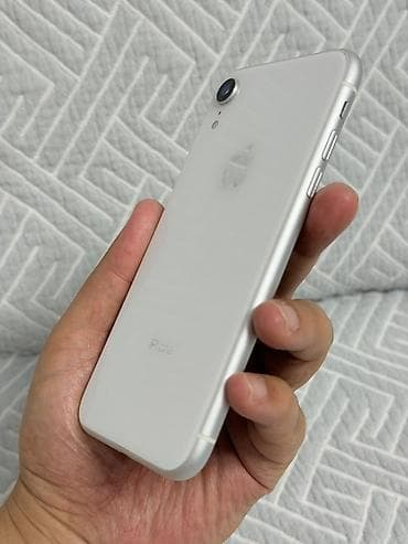 корпус xr: IPhone Xr, Б/у, 128 ГБ, Белый, Защитное стекло, Чехол, 78 % — 3