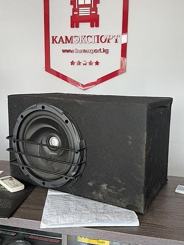 Сабвуфер KENWOOD в корпусе с встроенным усилителем УРАЛ 1500 Молот (