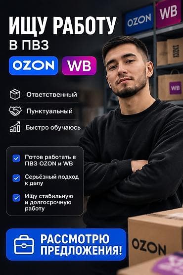 вайлберис работа: Ищу работу на ПВЗ Ozon или Wildberries Ищу работу на пункте выдачи — 1