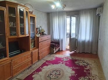 binar: 2 комнаты, 45 м², Ак-Эмир рынок 104 серия, 5 этаж, Старый ремонт — 5