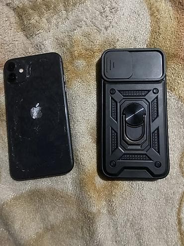 IPhone 11, Колдонулган, 128 ГБ, Кара, Каптама — 2