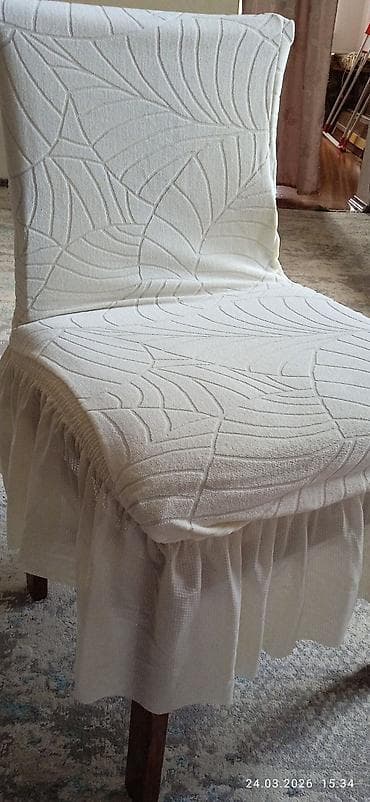 стулга чехол: Эластичные чехлы на стулья - Универсальные тянущиеся чехлы для — 4