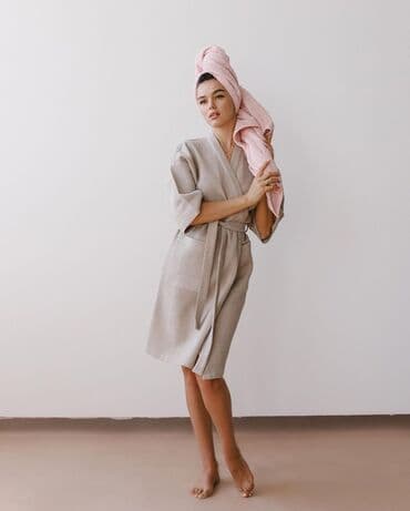 домашние халаты больших размеров: Вафельные халаты для мужчин и женщин любите себя и будете любимой! — 22