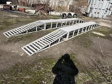 Строительное оборудование: Металлические заездные аппарели/эстакада для автомобиля (пара) - — 2