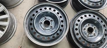 r16 85: Железные Диски R 16 Honda, Комплект, отверстий - 5, Б/у — 3