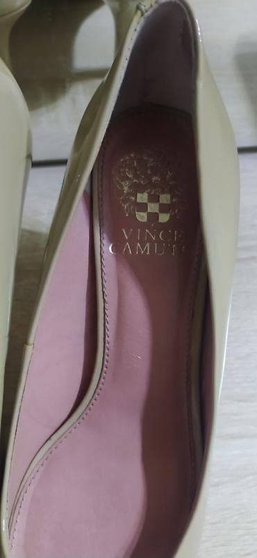 Туфли: Базовые, полностью кожаные каблуки бежевого цвета! Подойдут подо все — 4