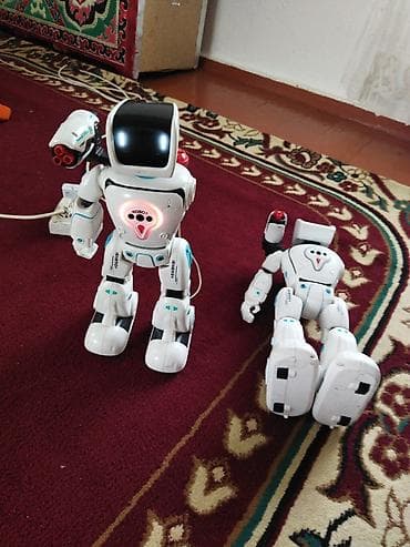 Продаются большие роботы на радиоуправлении без пульта. Состояние на