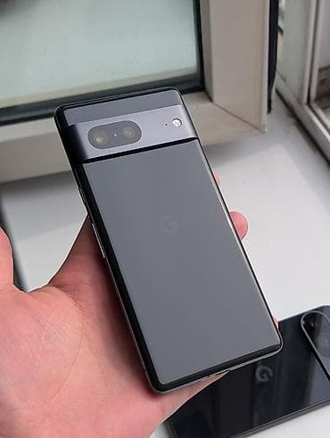 nokia x2: Google Pixel 7, Б/у, 128 ГБ, цвет - Черный, 1 SIM, eSIM — 1