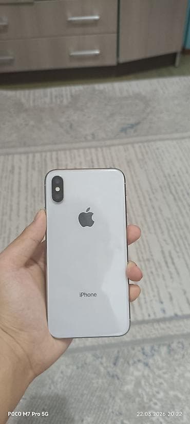 бу хр айфон: IPhone X, Б/у, 256 ГБ, Серебристый, 100 % — 5