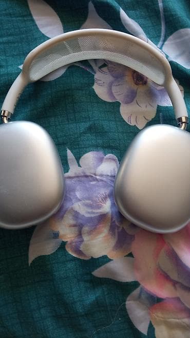накладные наушники с ушками: Беспроводные накладные наушники, серебристые - Формат — 4