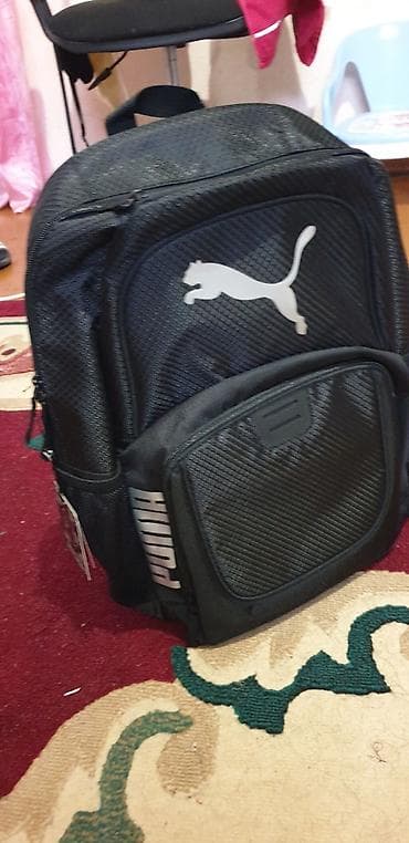 Рюкзак PUMA, городской/школьный, черный. - Вместительный основной