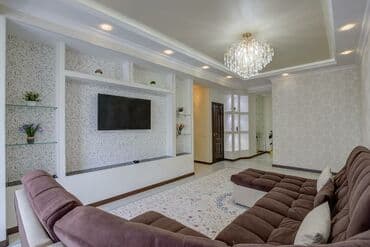 сдается квартира район кара жыгач: 3 комнаты, Душевая кабина, Постельное белье, Кондиционер — 2