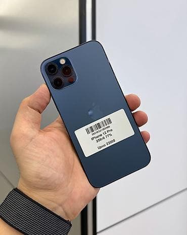 IPhone 12 Pro, Б/у, 256 ГБ, Pacific Blue, Защитное стекло, Чехол, В рассрочку, 77 % at lalafo.kg IPhone 12 Pro, Б/у, 256 ГБ, Pacific Blue, Защитное стекло, Чехол, В рассрочку, 77 %