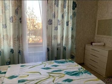 квартиры посуточно в бишкеке в районе филармонии: 2 комнаты, Круглосуточное заселение, Домофон, Постельное белье — 3