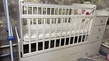 Детская кровать трансформер, Другой тип, цвет - Белый