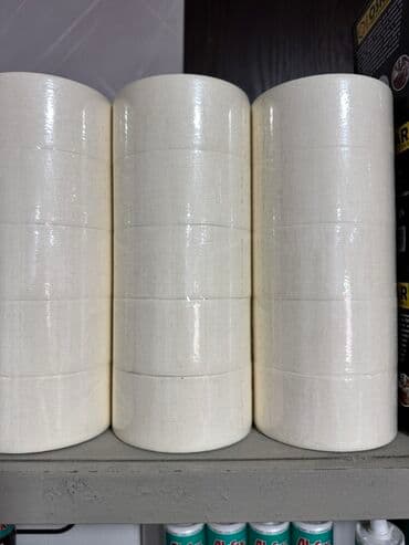 скотч 3м: Рулоны малярного скотча белого цвета. Предназначены для защиты — 1