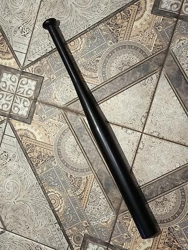 Спорттук сумкалар: Бейсбольная бита, черная - Материал: металл (алюминий) - Цвет — 1