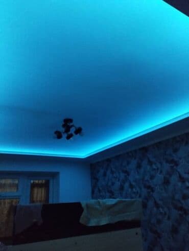 ремонт натяжных потолков: Натяжной потолок Глянцевое, Матовое Гарантия, Бесплатная консультация, Бесплатный замер — 1