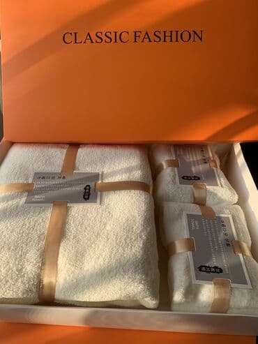 разное для дома: Подарочный набор полотенец Размеры: 120*70 (1) 30*55 (2) По всем — 2