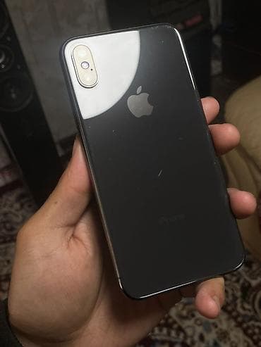 IPhone X, Б/у, 64 ГБ, Space Gray, Защитное стекло, 100 % at lalafo.kg IPhone X, Б/у, 64 ГБ, Space Gray, Защитное стекло, 100 %