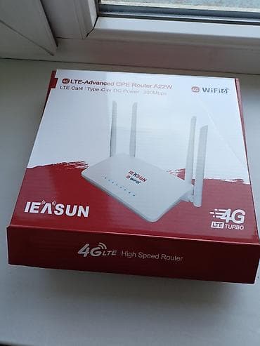 4g антенны: 4G LTE‑Advanced CPE роутер IEASUN A22W - Поддержка 4G LTE (LTE Cat4) — 1