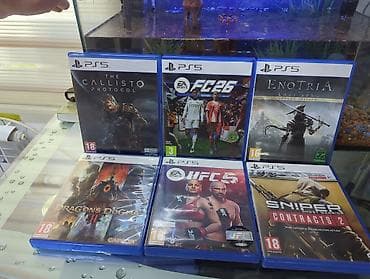 Продаю диски на Ps 5 цены разные -FC26-3500сом -CALISTO PROTOCOL