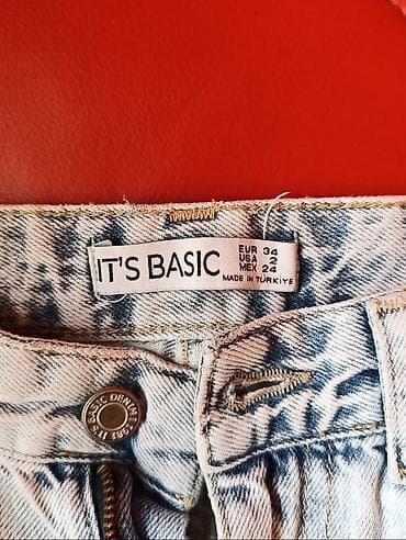жынсы: Светлые джинсы ITS BASIC - Цвет: выбеленный голубой (acid wash/stone — 6