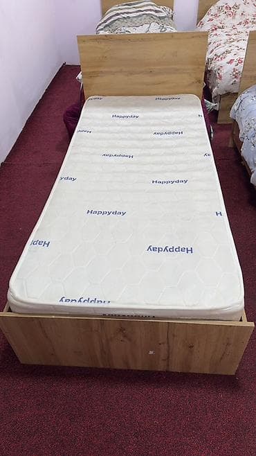 Односпальные кровати: Односпальная кровать, С матрасом, длина - 190 см — 1