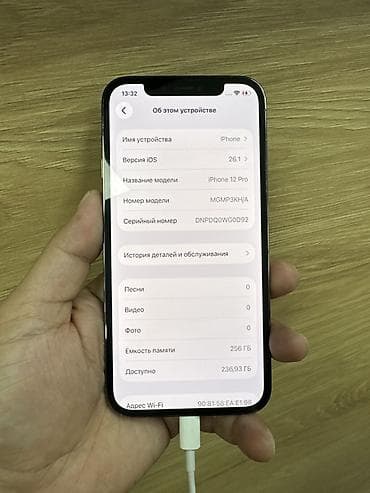 core i3 9100f: IPhone 12 Pro, 256 ГБ, Графит, 100 % — 3