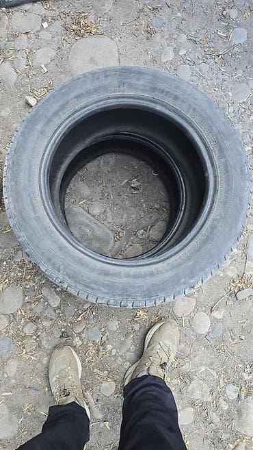 9 0016: Летние автомобильные шины 205/60 R16 1 пара 2 штук, с боку есть одна — 2