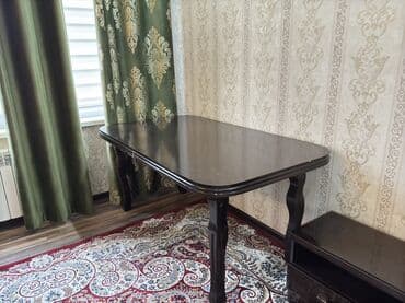 перегородки комнатные: Стол трансформер Для кухни, Раскладной стол, Длина, см: 150 см, цвет - Коричневый — 5