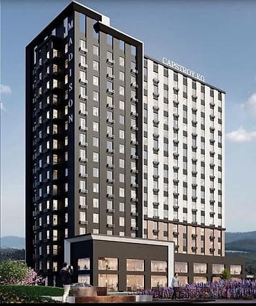 seven development: 2 комнаты, 73 м², Боконбаева/Уметалиева Элитка, 15 этаж, ПСО (под самоотделку) — 1