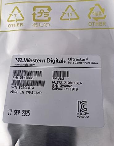 Накопитель для ПК, Новый, Western Digital (WD), HDD, Более 5 ТБ