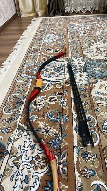 рыба бизнес: Традиционный лук для ОХОТЫ/ТРЕНИРОВОК/ПОДАРОК с комплектом стрел — 1