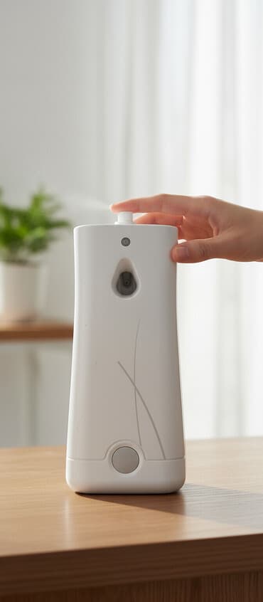 дымо генератор: Автоматический диспенсер для аэрозольных освежителей воздуха. - — 1