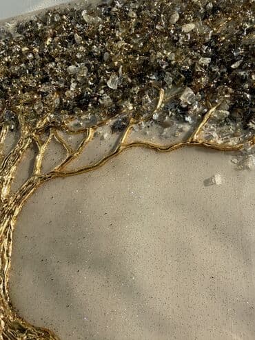 модульные картины: Картины из эпоксидной смолы и натуральных полудрагоценных камней и — 34