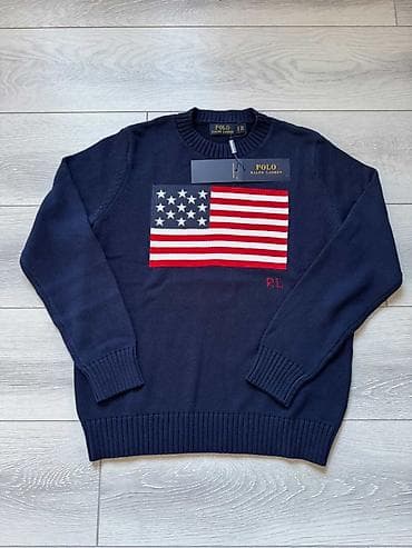 Свитерлер: Эркектердин свитери, M, Polo Ralph Lauren, Жаңы, түсү - Көк — 1