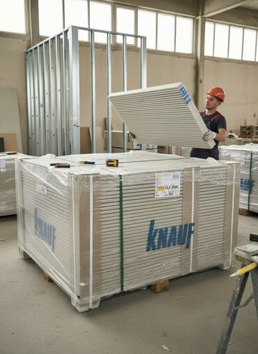 доска для школ: Гипсокартонный лист КНАУФ ГСП-А размером 12,5x1200x2500 мм — 1